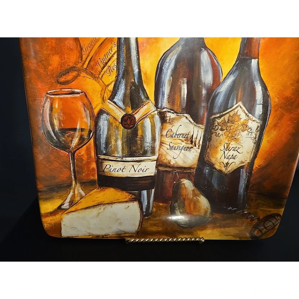 Certified International Wine Trio Gallery Grapes & Wine 10.75